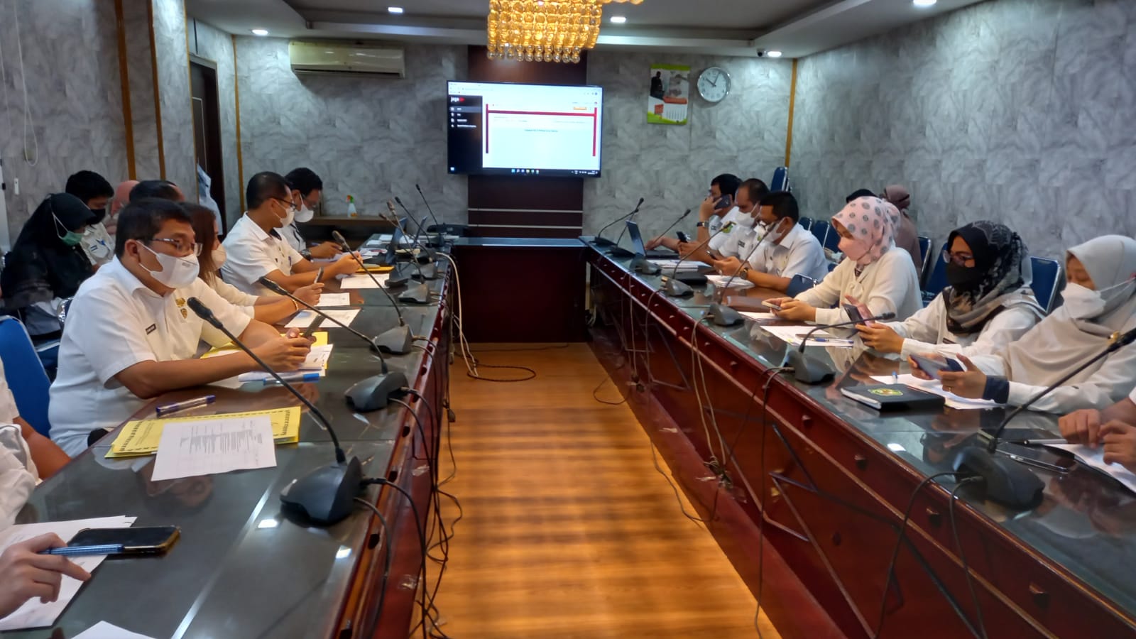  Monitoring Capaian Kinerja (MCP) Program Koordinasi dan Supervisi Pencegahan Korupsi (korsupgah),  oleh KPK RI di Pemko Medan